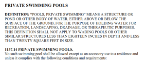 Click on this for Swimming Pool Info